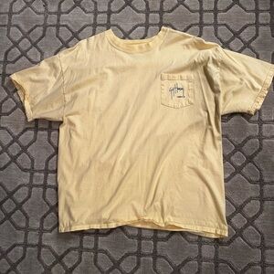 Guy Harvey Light Yellow Pocket Tee